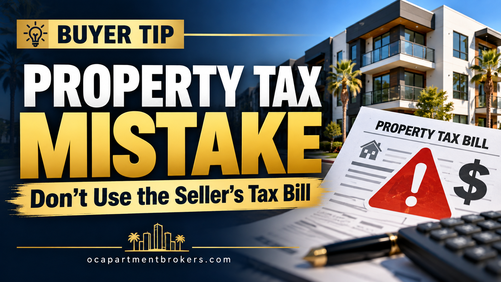  Buying an Apartment? Don’t Use the Seller’s Property Tax Bill - MikeLembeck.com