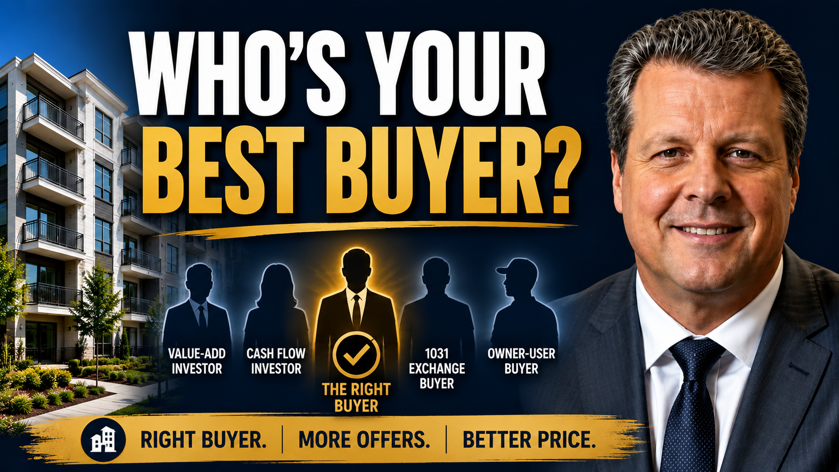  Want a Better Price for Your Apartment Building? Find the Right Buyer - MikeLembeck.com